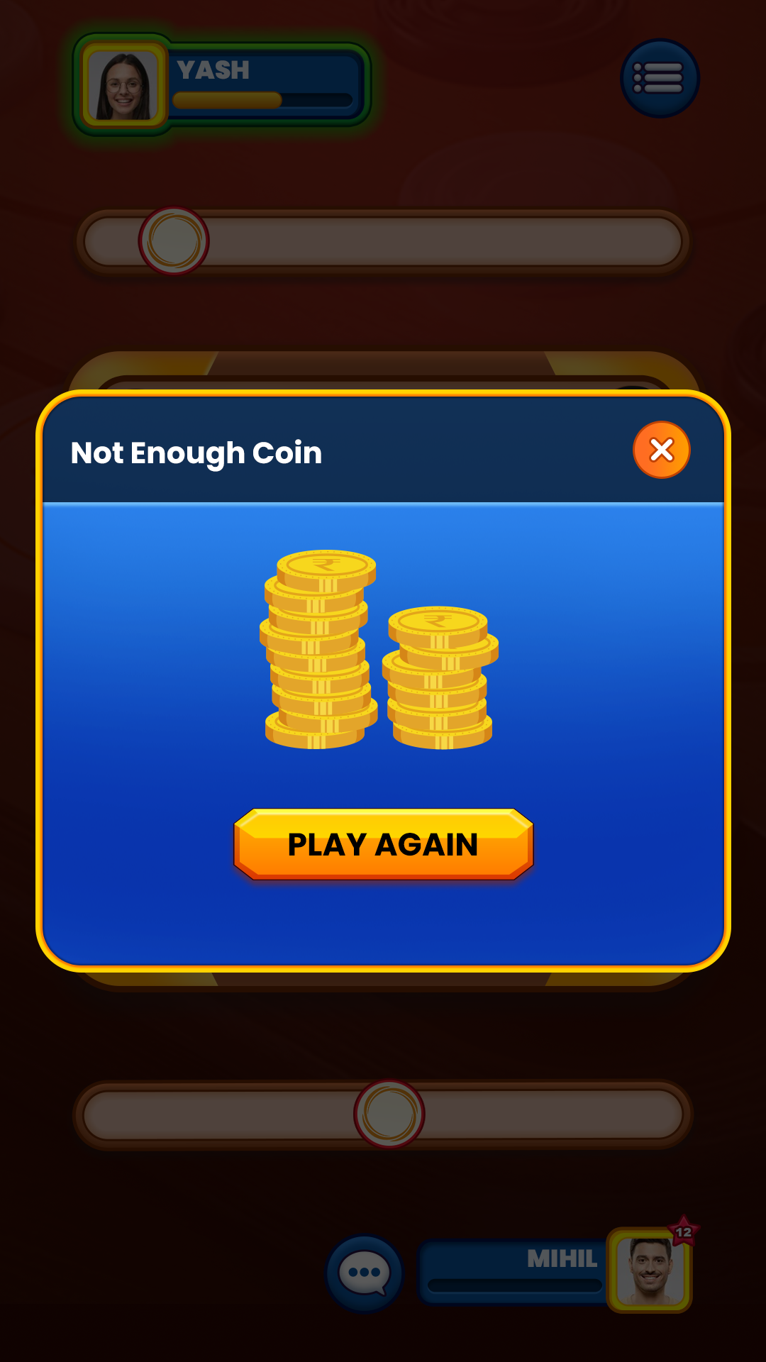 18. Not enough coin